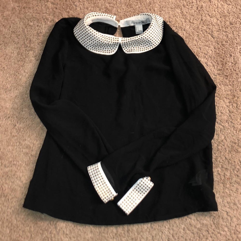 FOREVER 21 Embellished Blouse